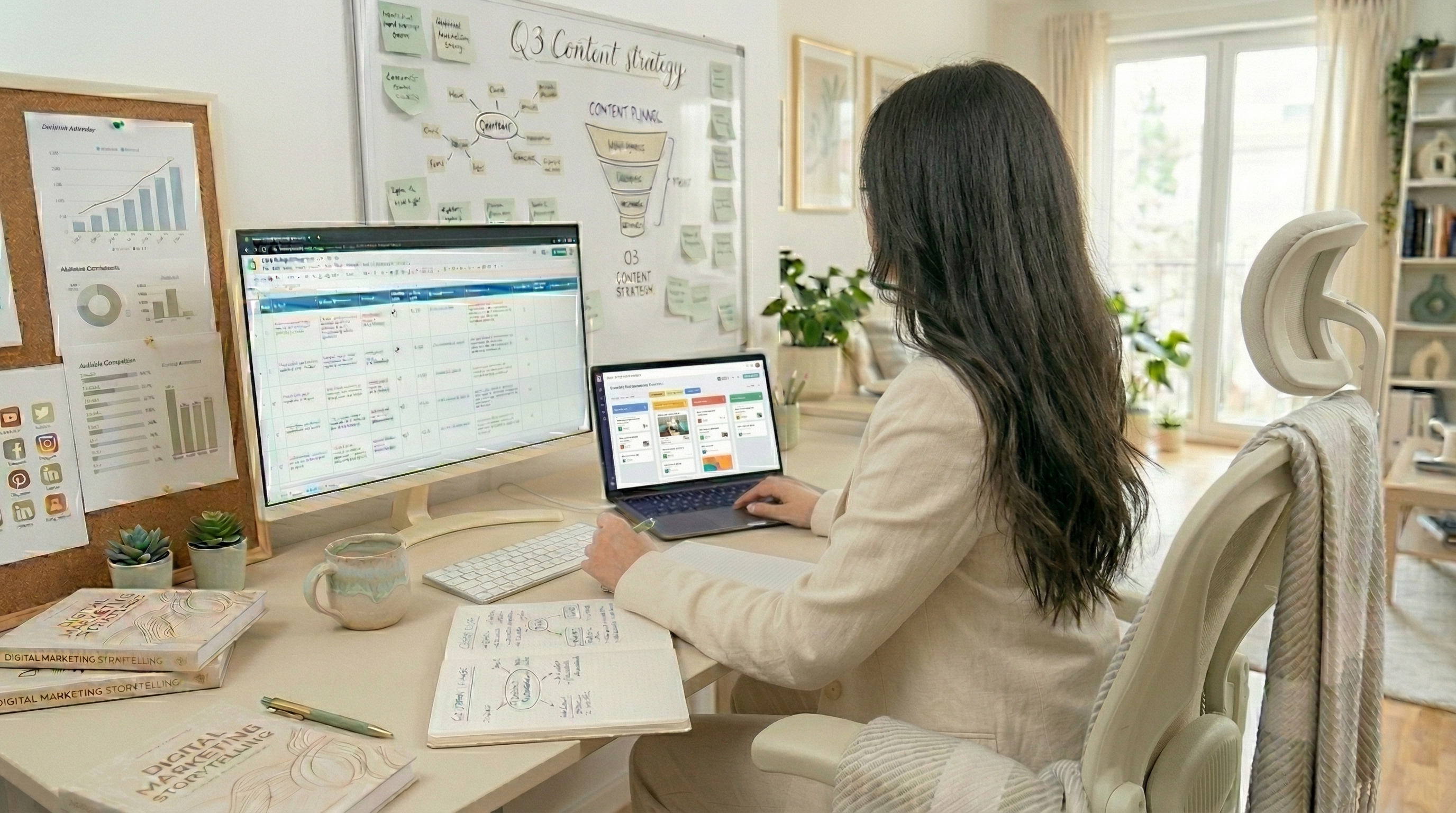 Brand presence visual